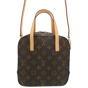 Louis Vuitton Monogram Leather Brown Spontini Bag